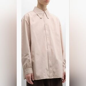 Studio Tomboy Oversized Shacket Jacket Bone Beige M L Korean Streetwear Overfit